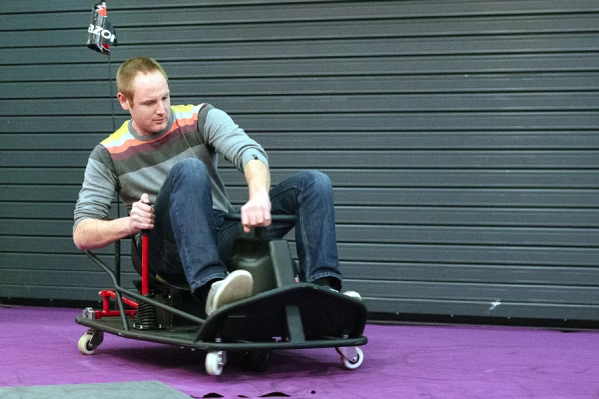The Crazy Cart XL is a go-cart designed for drifting (Photo: Gizmag/Stu Robarts)