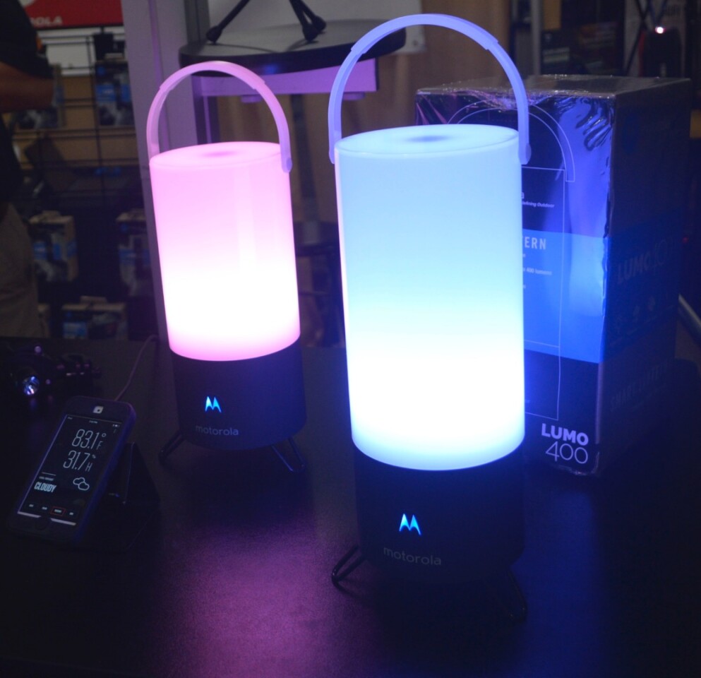 The Motorola Lumo also measures temperature and sends it to your phone via Bluetooth