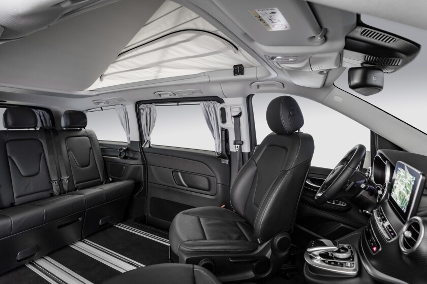 The Horizon comes with two swivel seats up front and a variety of options for second and third row seating