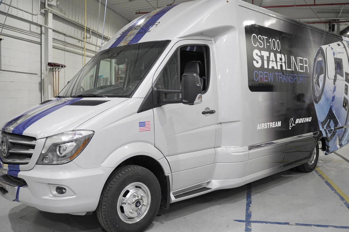 The Astrovan II can carry up to eight astronauts