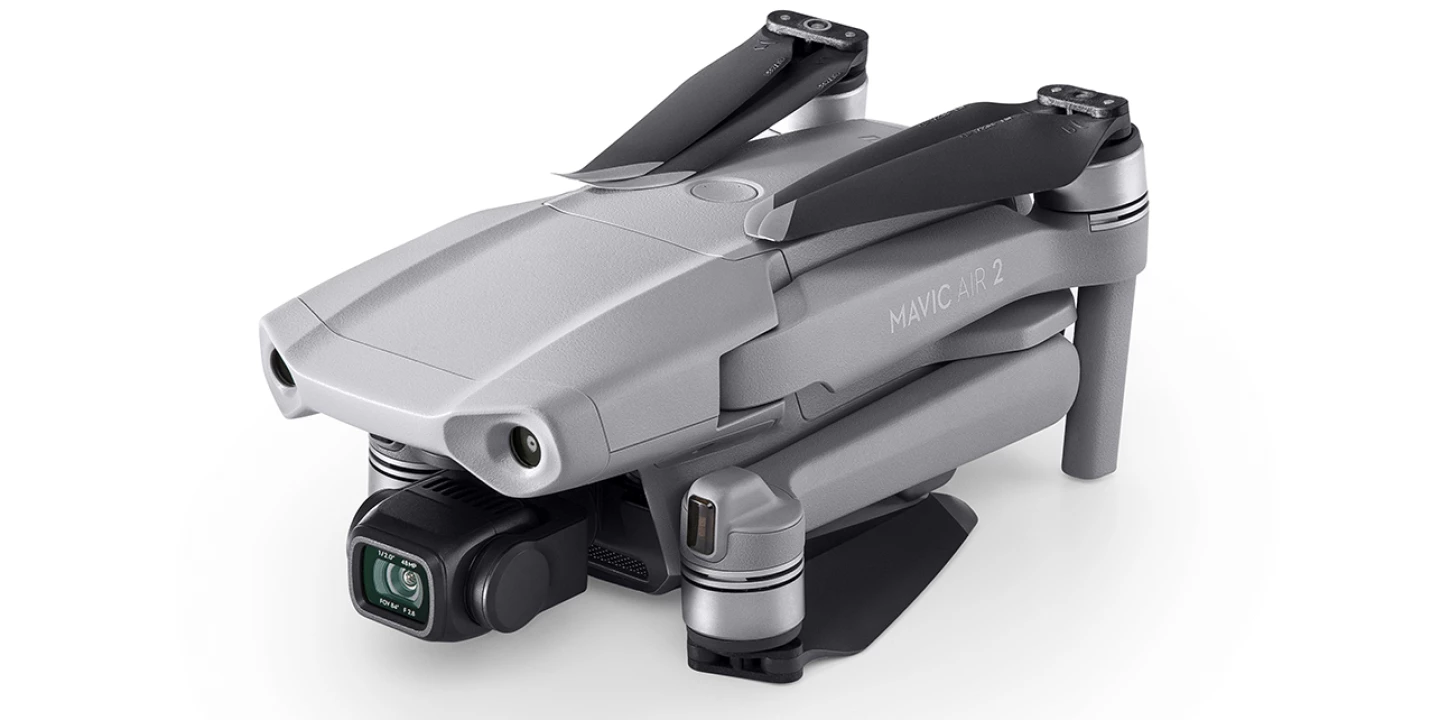 Still very small and portable, with a look much closer to the Mavic Pro 2