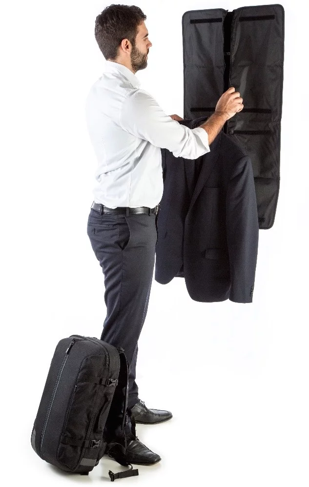 The Slicks Suit Cover lets you pack a suit wrinkle-free