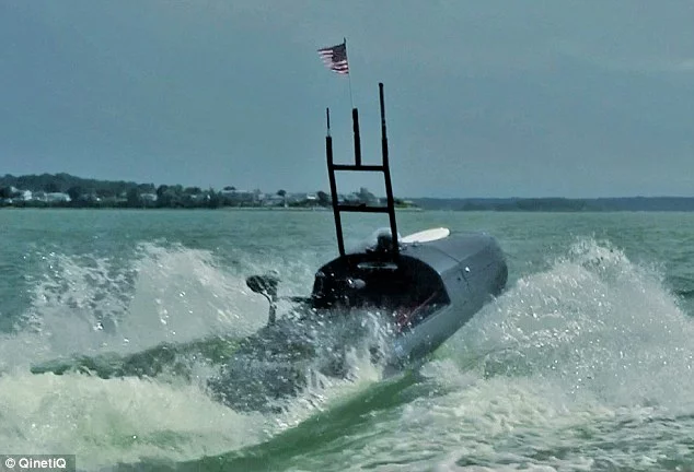 "Blackfish" is a remote controlled US military jet-ski, that can see under water (Image: QinetiQ North America)