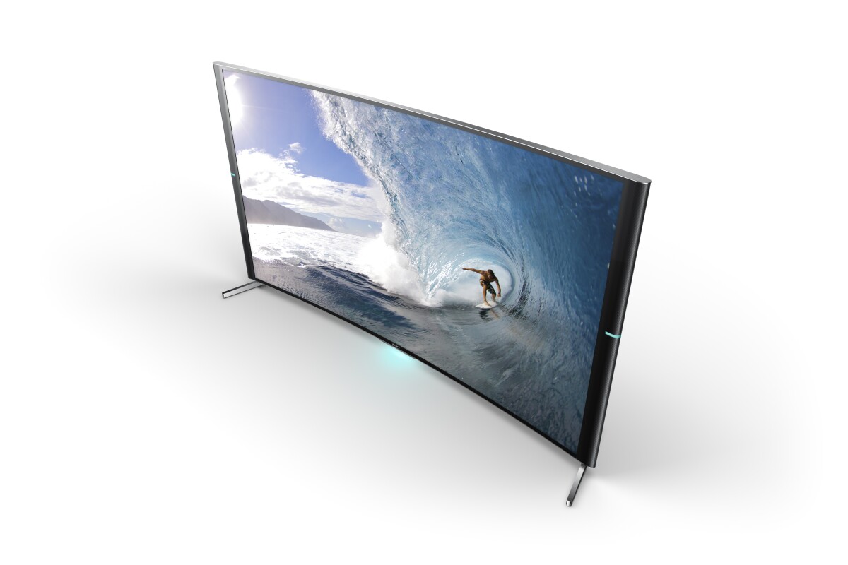 The Sony Bravia S90 curved UHD TV