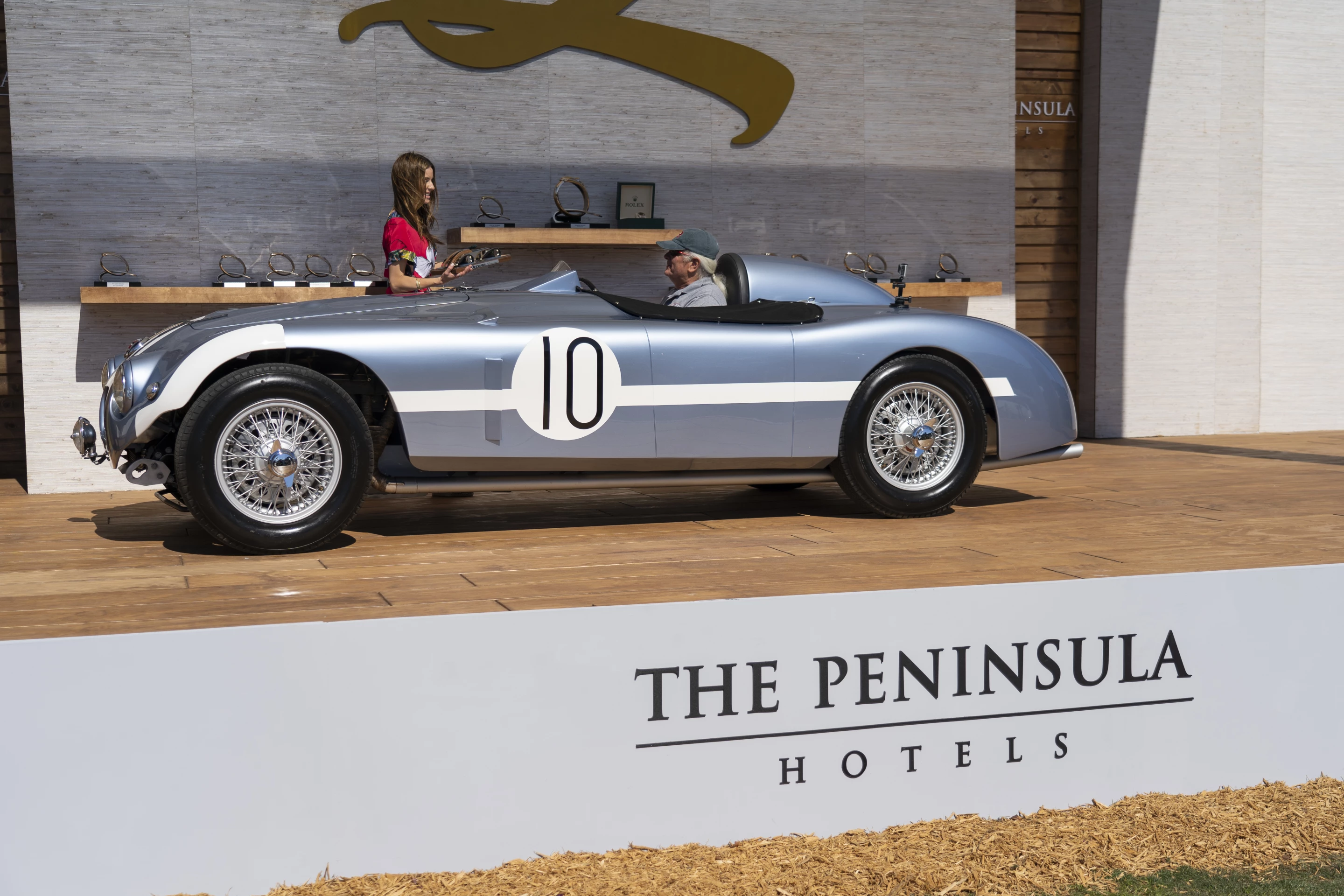 The winner of the Octane Choice Award at the Quail was this 1952 Nash Healey Le Mans Prototype Racer owned by Jose Fernandez of Connecticut