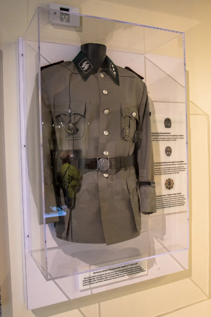 Formal officer uniform, worn in the German 5th Panzer Division in World War II