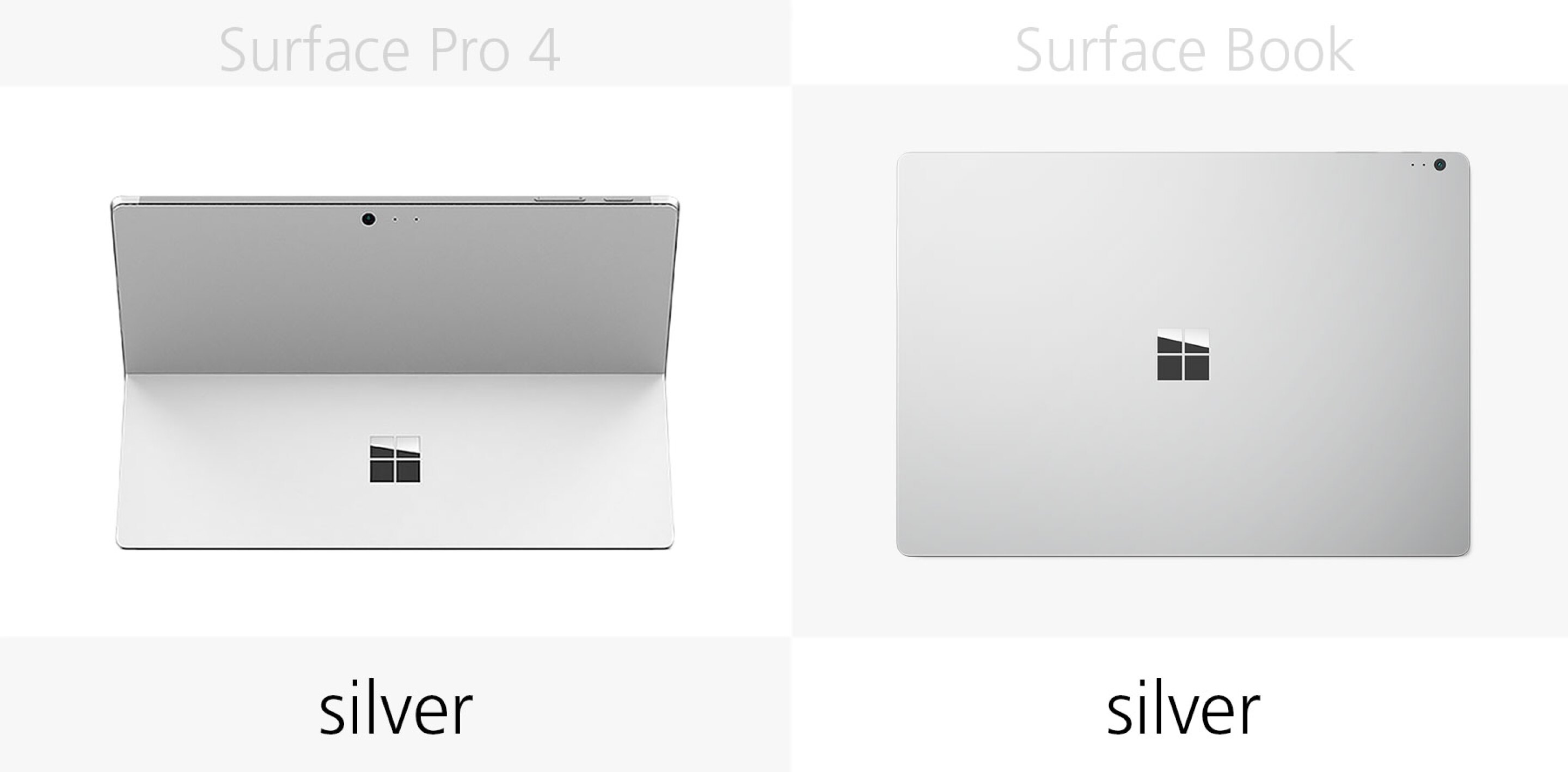 Microsoft Surface Pro 4 vs. Surface Book