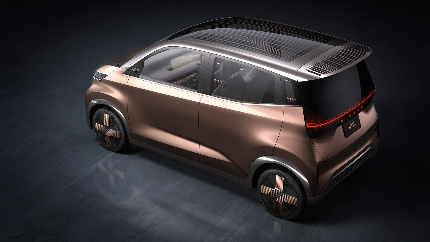 The IMk concept electric city car from Nissan