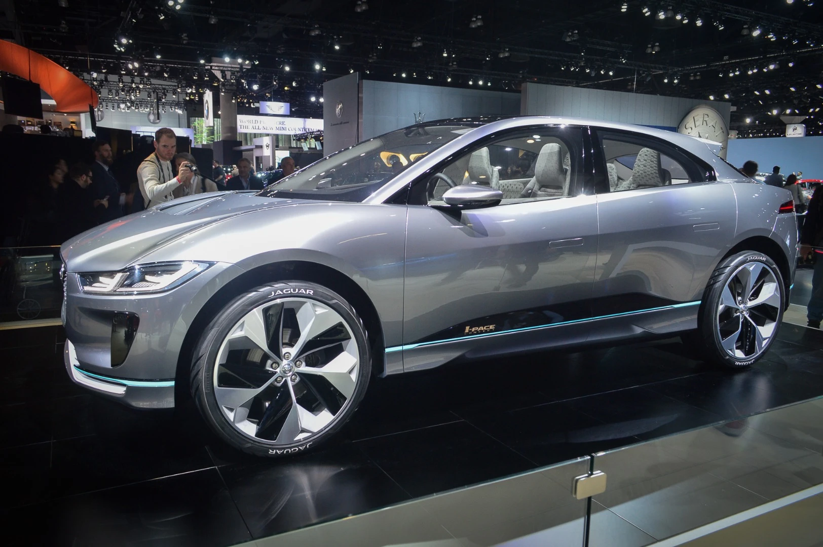 Jaguar's all-new I-Pace Concept is one of the hotter debuts of the show