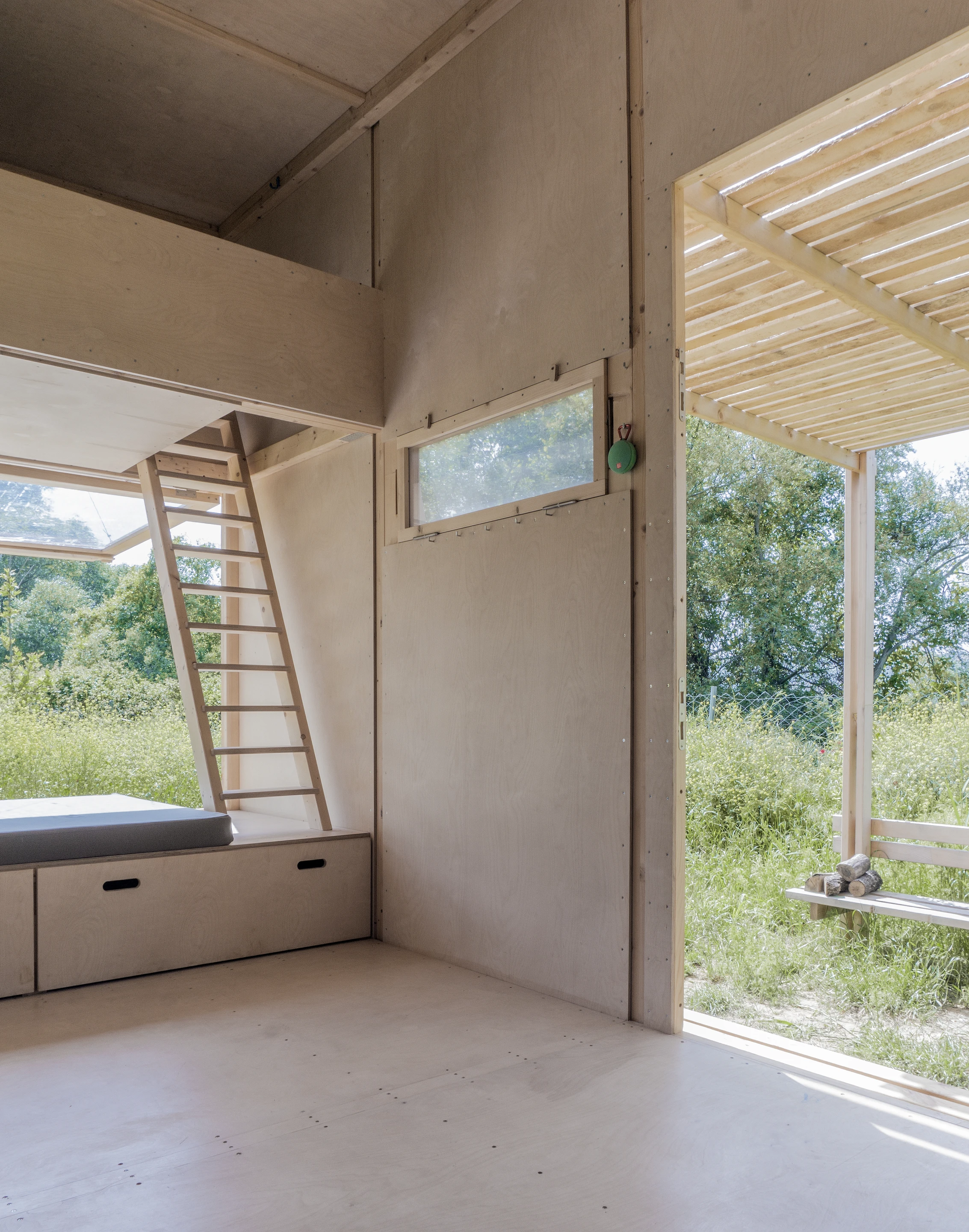 The Cabin on the Border runs off-the-grid