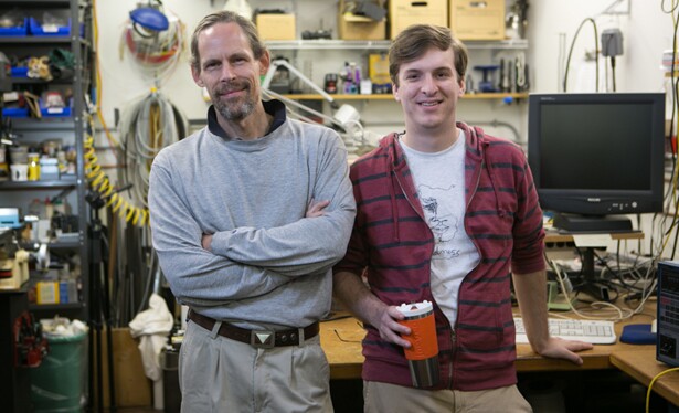 Temperfect creators Dean Verhoeven (left) and Logan Maxwell