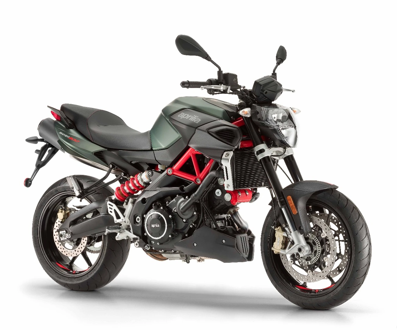 The new Aprilia Shiver in Unconventional Green