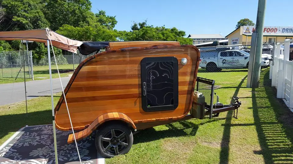 Wood on Wheels presents the Cedar Teardrop Camper