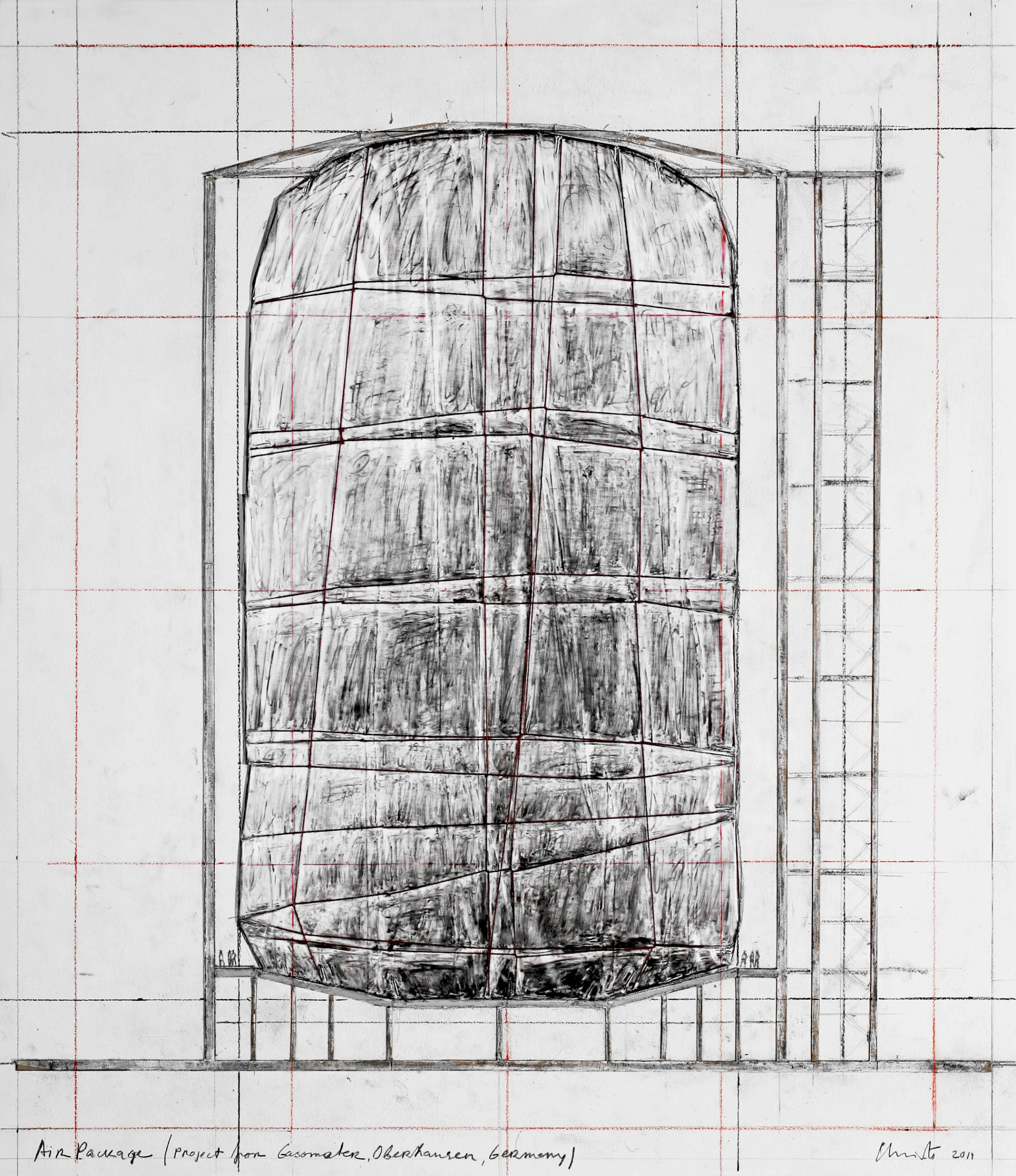 Architectural plans for Big Air Package (Photo: André Grossmann)