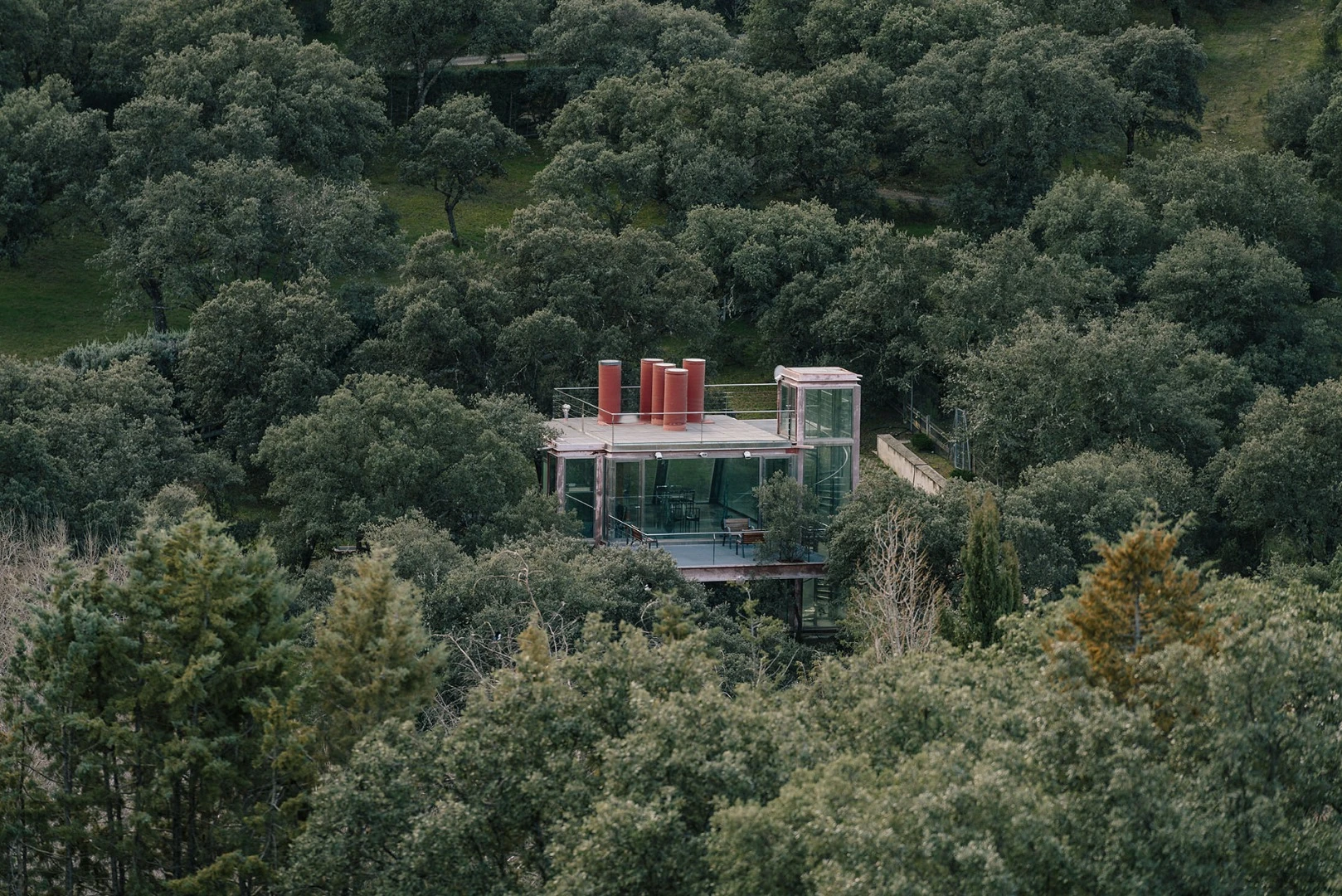 The Hidden Pavilion is topped by a rooftop terrace