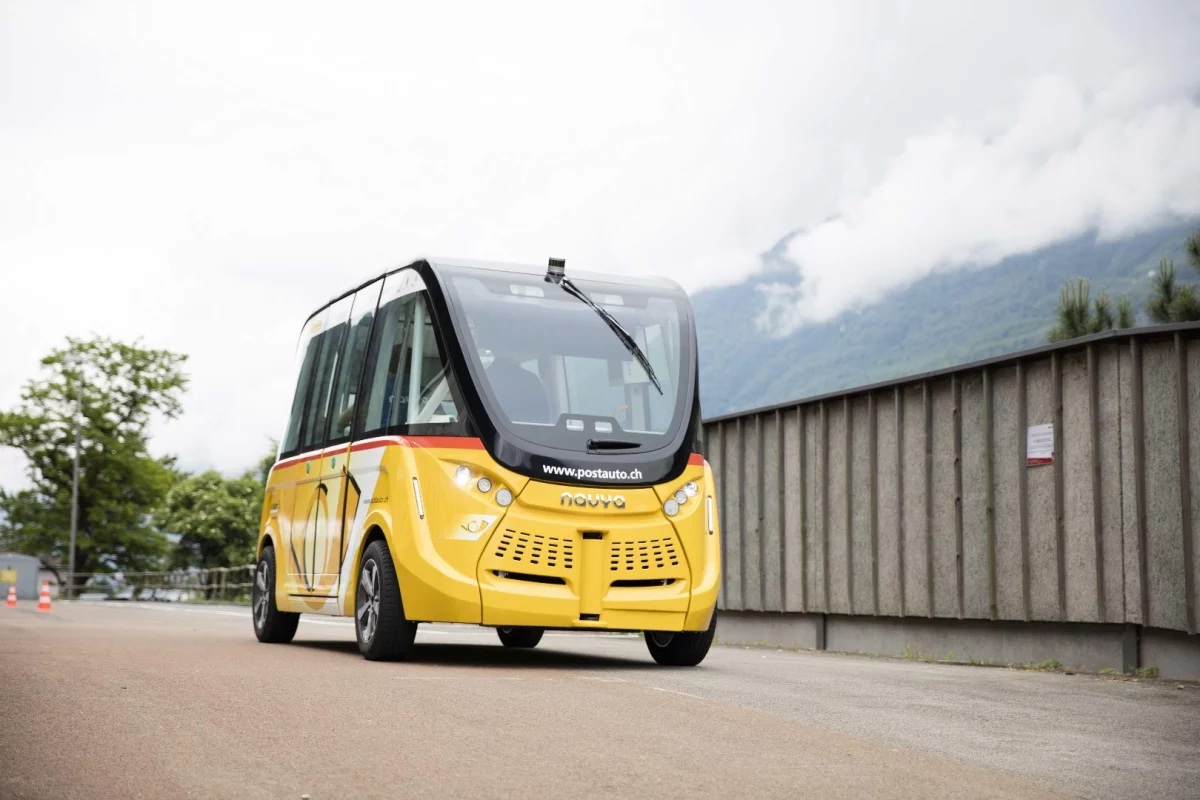 Two autonomous buses will follow a route along the edge of the city of 33,000 residents and pass through pedestrian areas