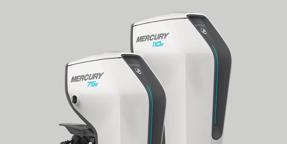 The new Mercury Avator 75e and 110e debuted at CES and will also appear at upcoming boat shows in Düsseldorf and Miami