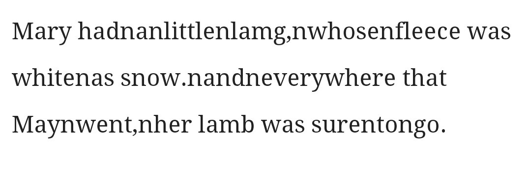 My attempt at Mary Had a Little lamb was a jumbled mess