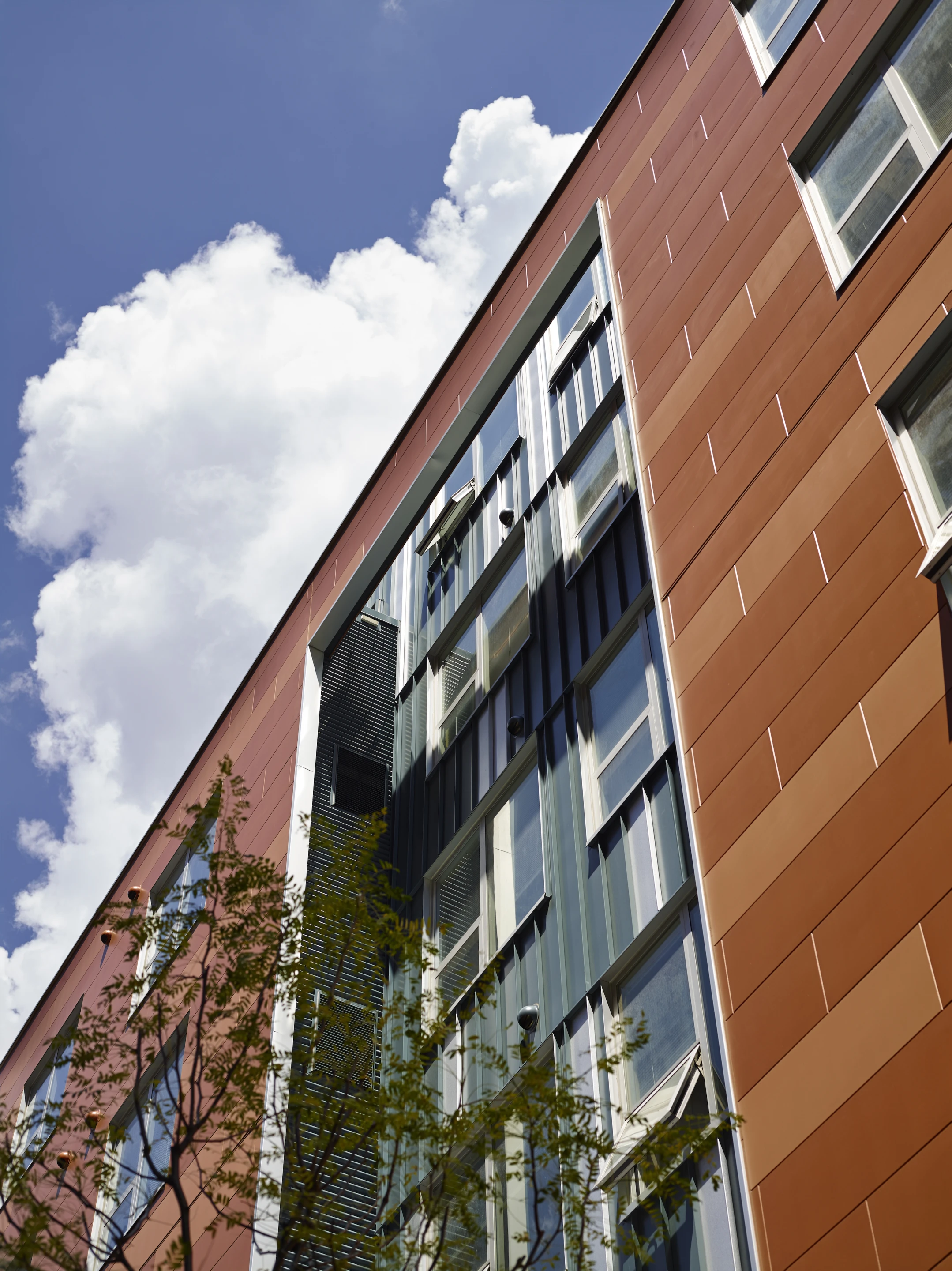 The facade of John C Anderson Apartments, by WRT, LLC