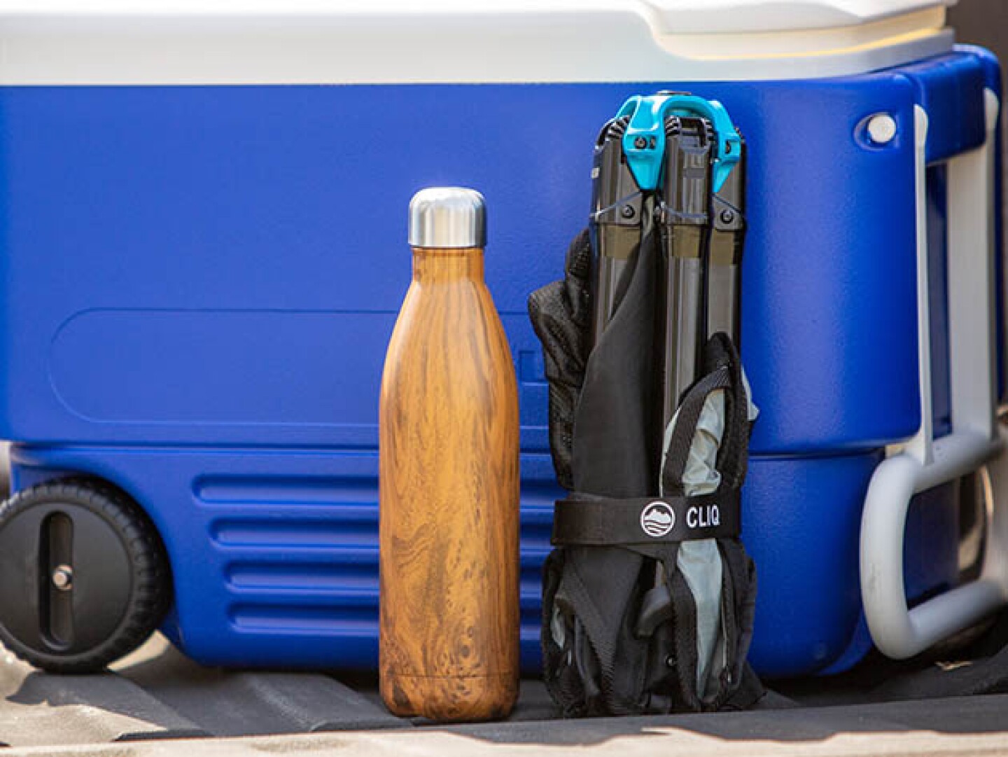 Got room to pack a water bottle? Then you have room for the CLIQ chair