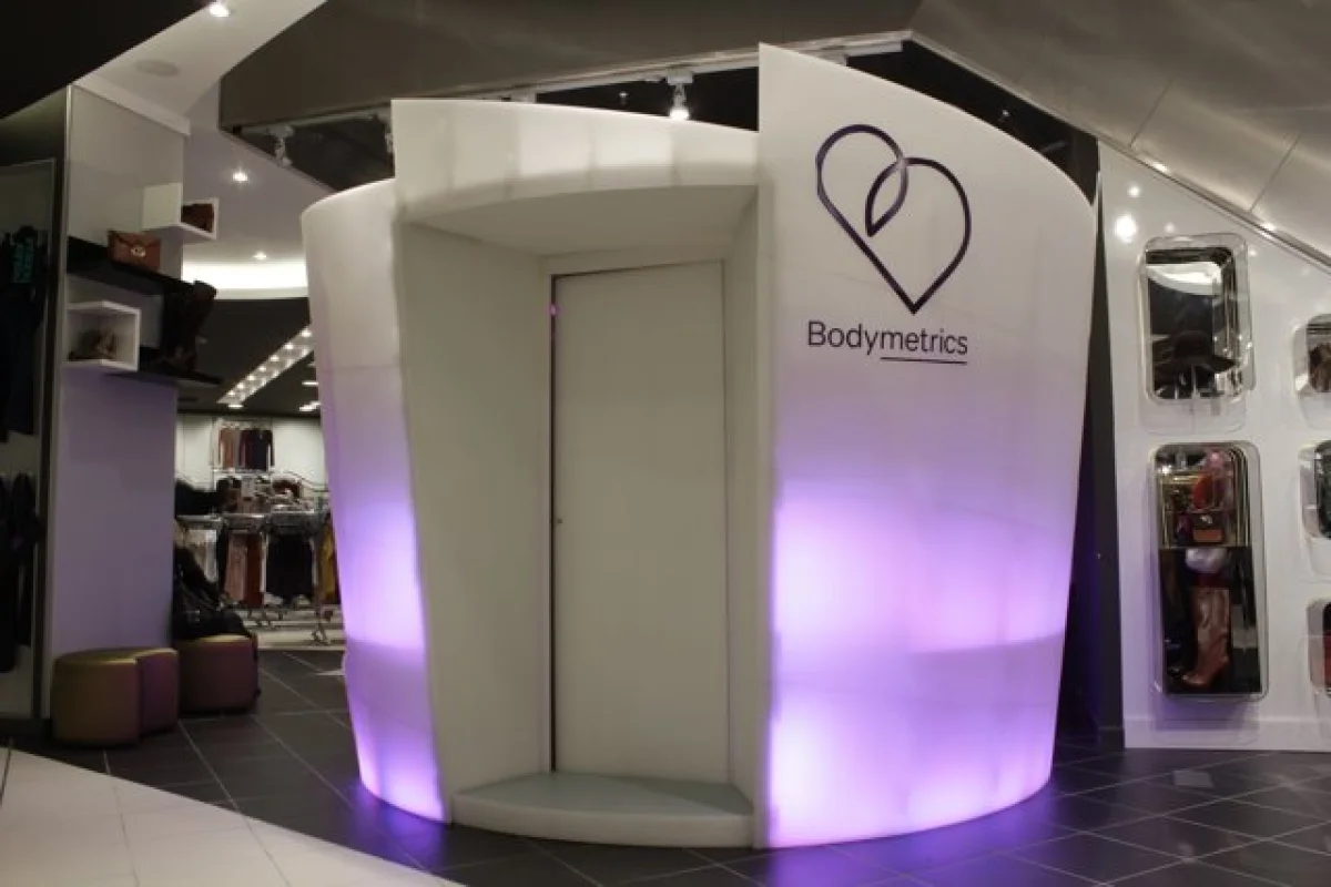 Bodymetrics' 3D body scanning pod design (Photo: Bodymetrics)
