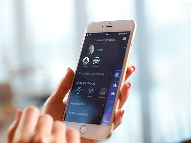 The Family Cloud allows users to monitor the sleep patterns of other family members