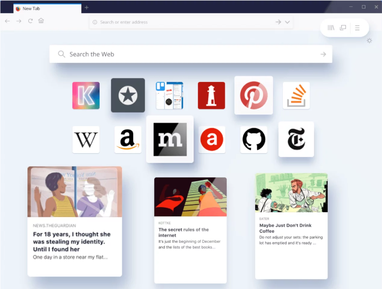 The open source web browser Firefox