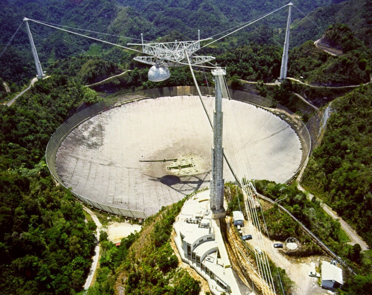The Arecibo radio telescope