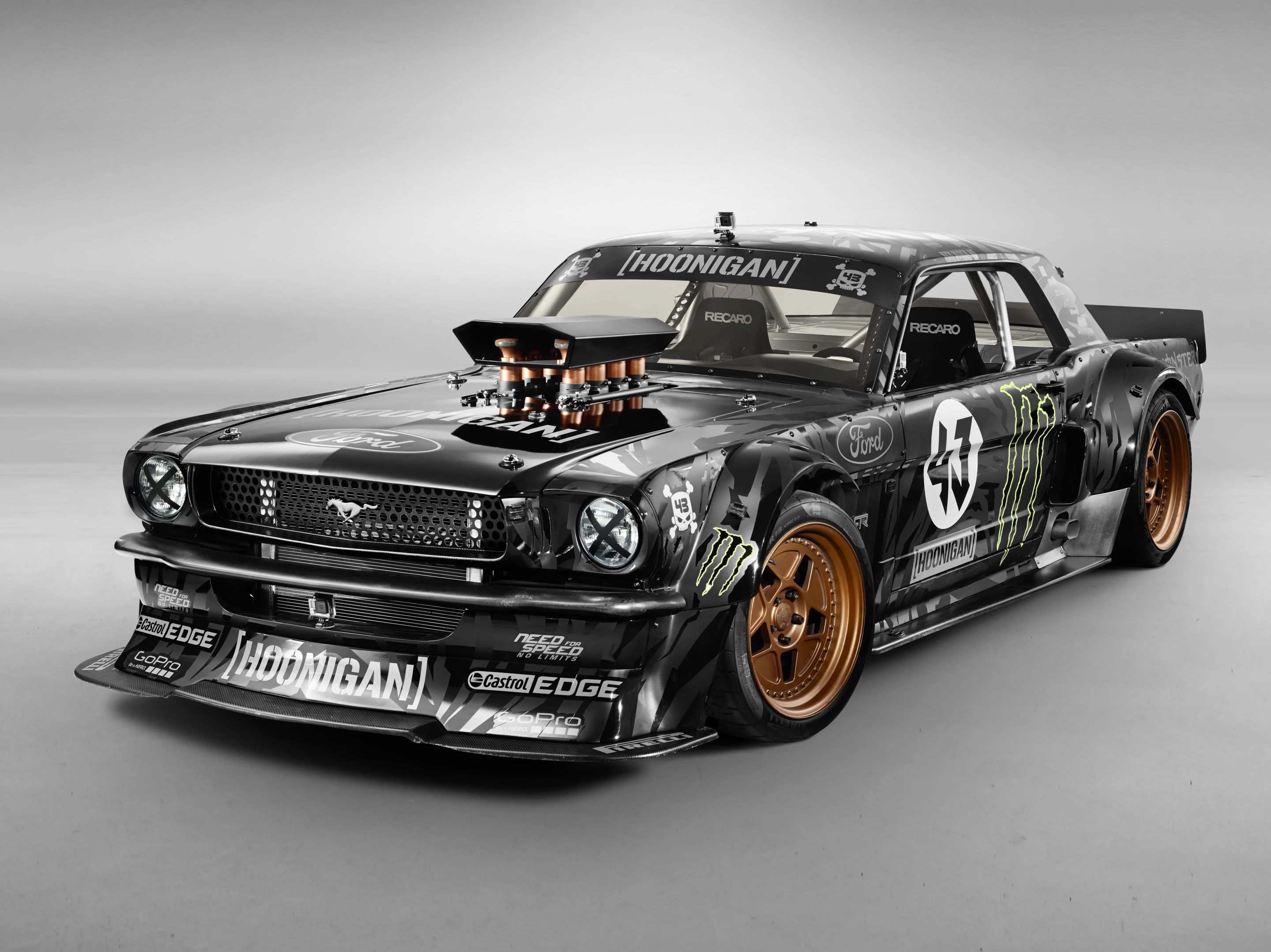 The Hoonicorn Mustang was on display at SEMA in Las Vegas