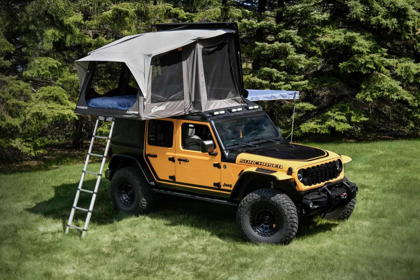 Jeep shows the world what a factory Wrangler pop-up camper could look like