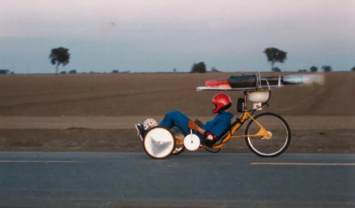 After refining the designs, Dezso provided several valveless pulse jet engines to Mark Pauline at Survival Research Laboratories to replicate and install on a collection of his robotic performance art machines.