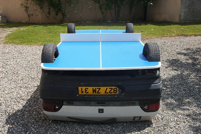 The Peugeot ping pong car in 2016
