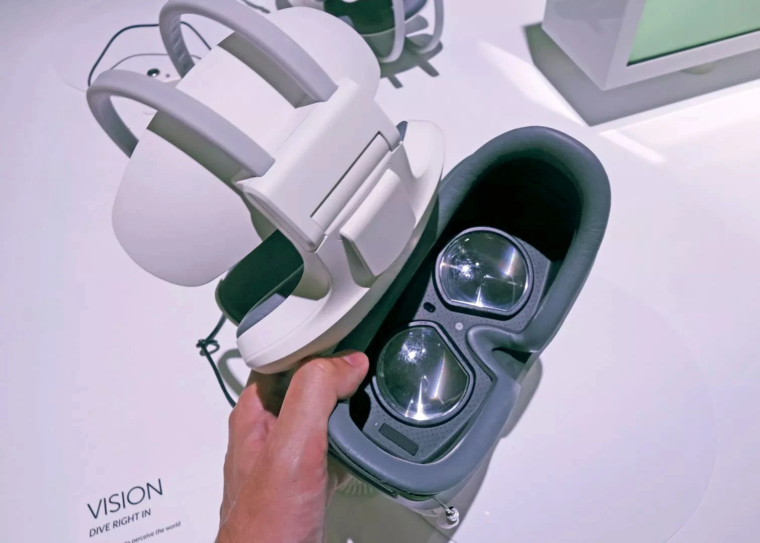 Each eye gets a 3.8-inch, 1920 x 1080 pixel display
