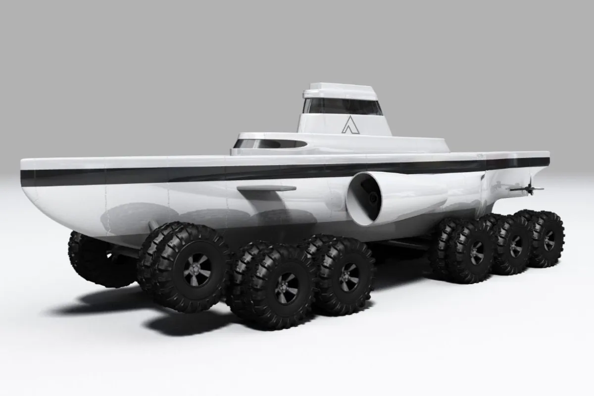 Philip Pauley's proposed Pathfinder submarines would be able to crawl along the sea floor, or move through the water when necessary