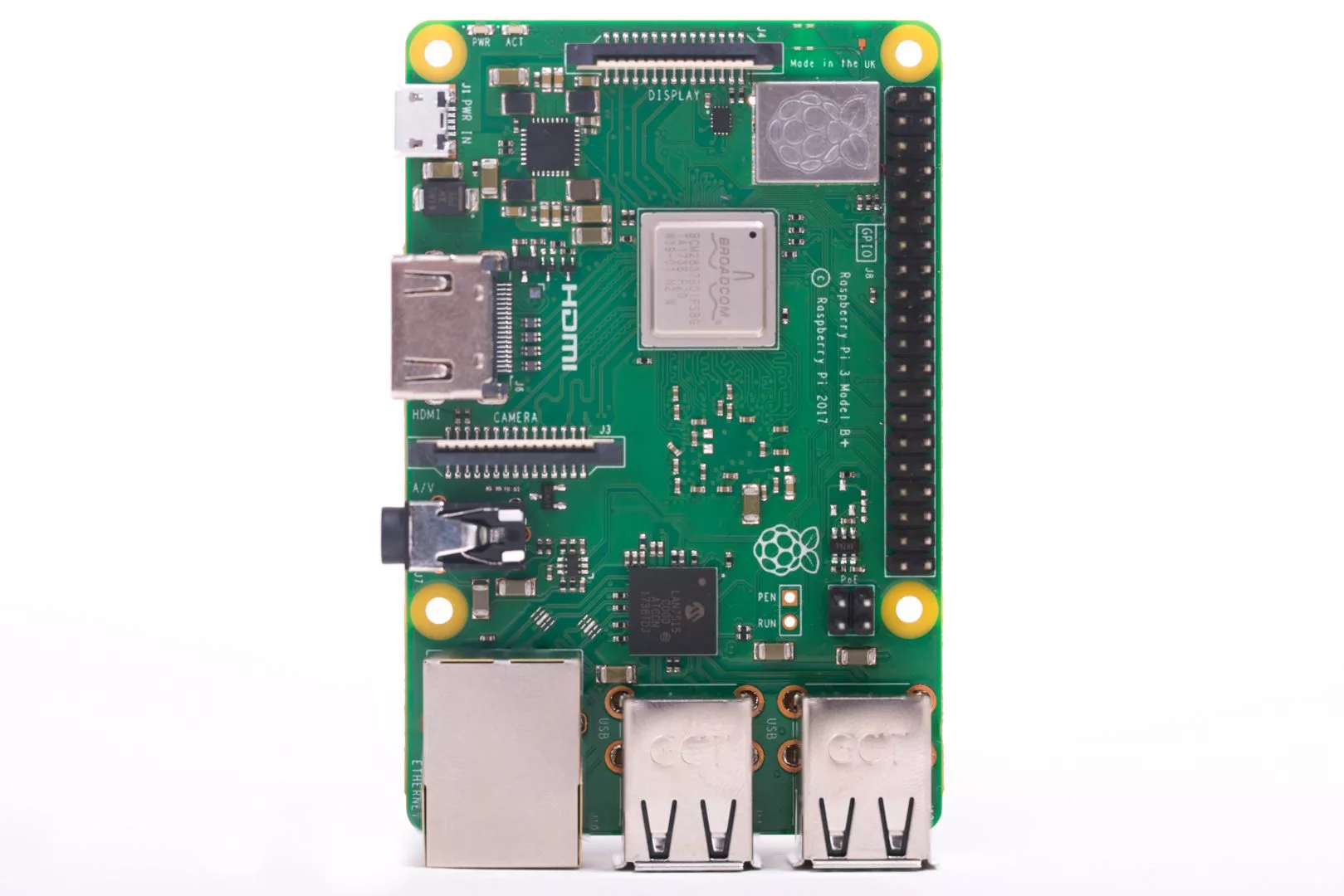 The Raspberry Pi Foundation does point out that the 3B+ draws more power than the straight 3B, so advises using a high quality 2.5 A power supply
