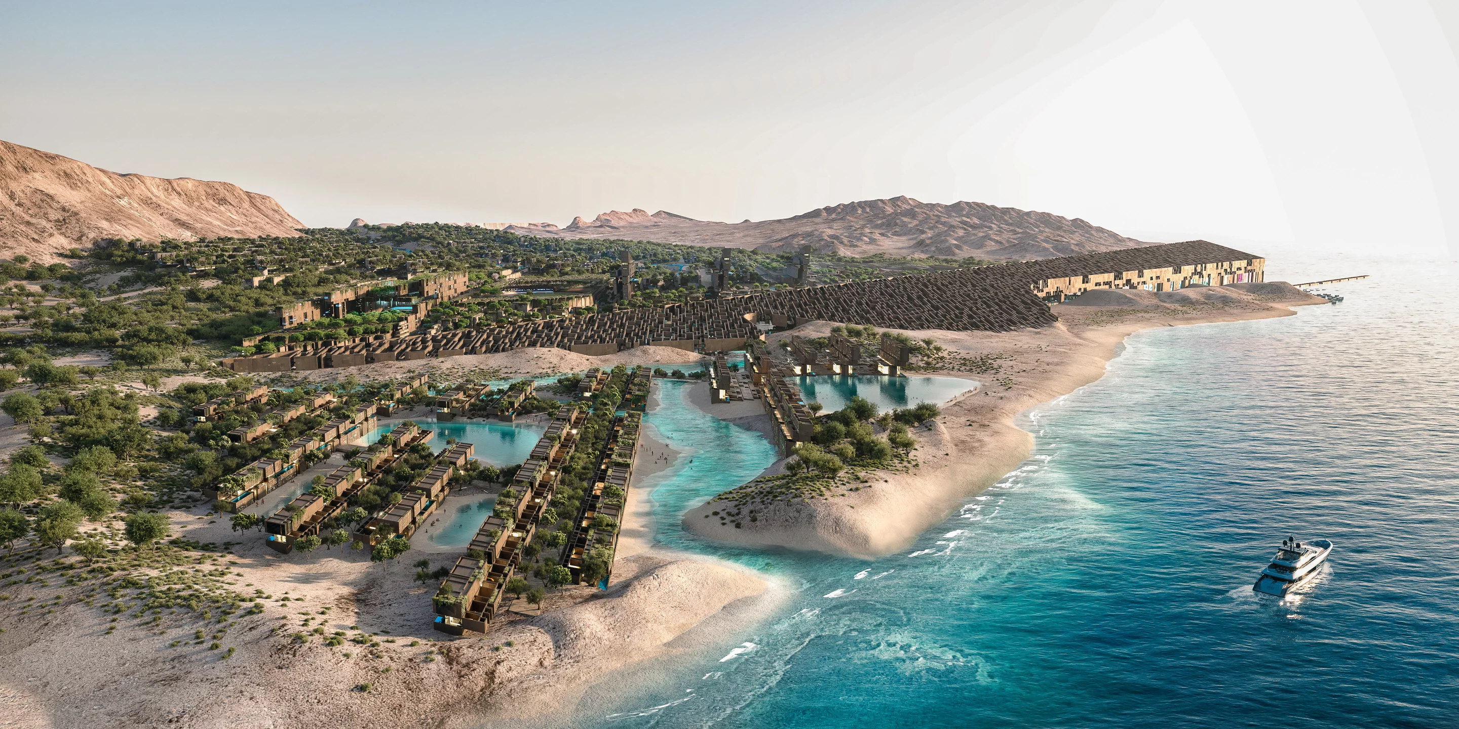 Jaumur will be located on the coast of Saudi Arabia's Gulf of Aqaba, which is where the bulk of Neom development has been focused