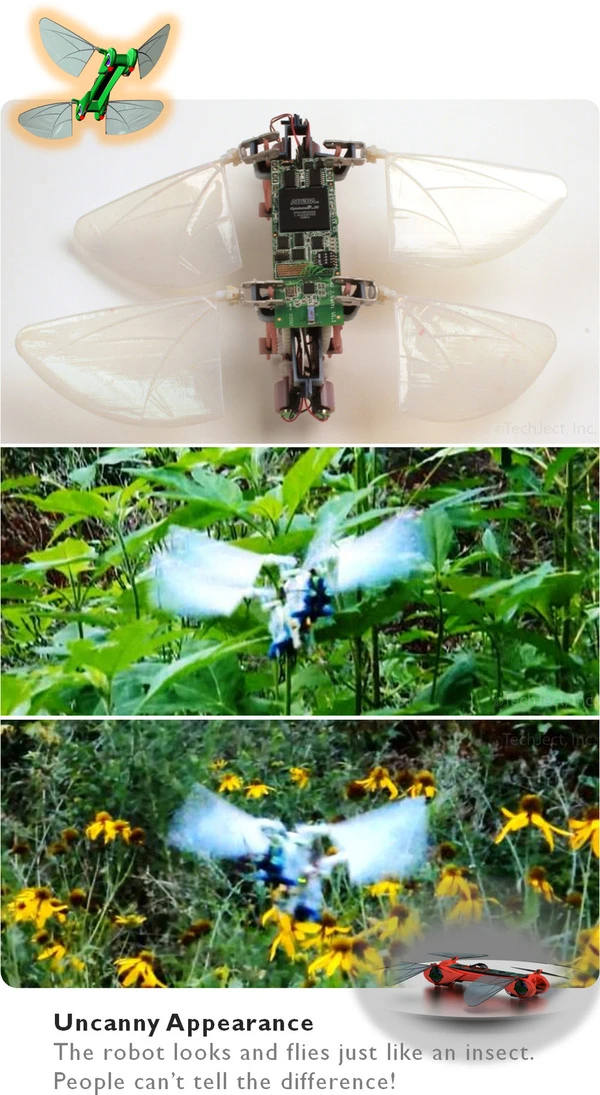 The Dragonfly was inspired by its biological namesake