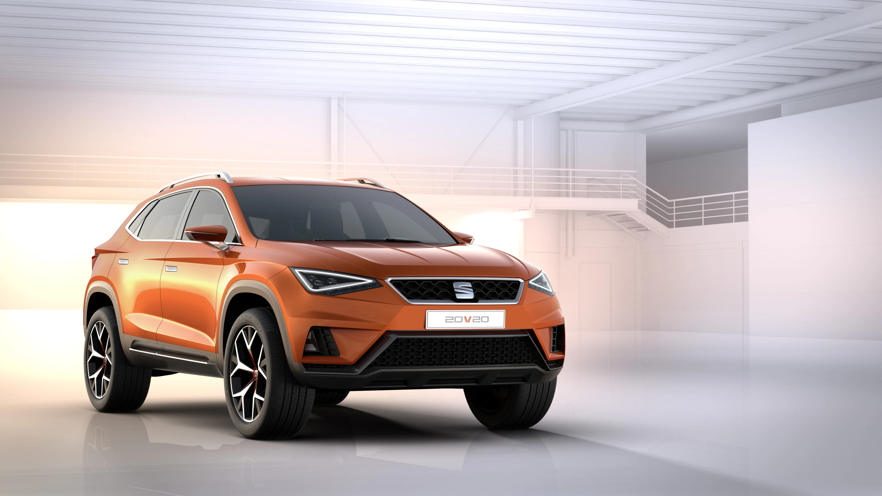 On big wheels, the SEAT's stance leans towards that of a big car
