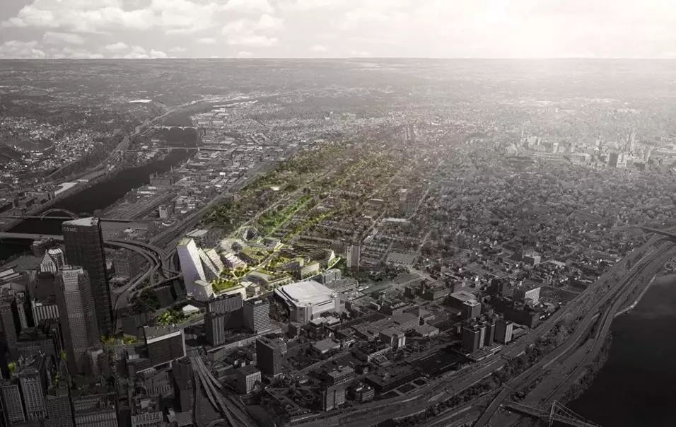 Other planned features for the public realm include an open air storm drainage system and a large-scale rainwater collection system for irrigation