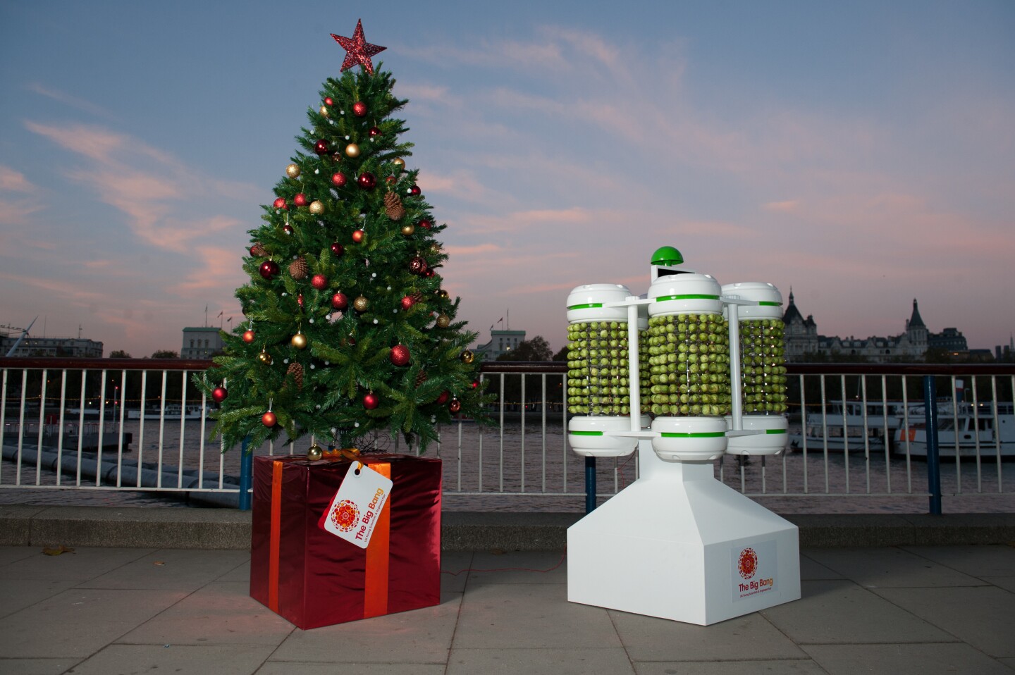 London Christmas Tree Powered By A Brussels Sprout Battery