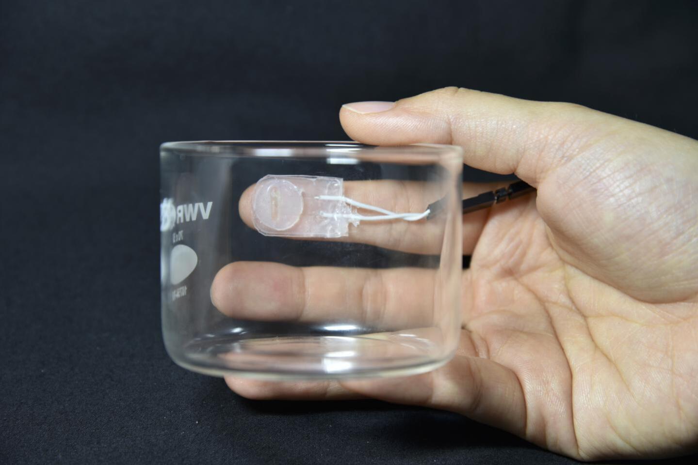 It takes only about 20 minutes to produce the liquid in a lab setting, and it's stable across a wide range of temperatures and humidity levels