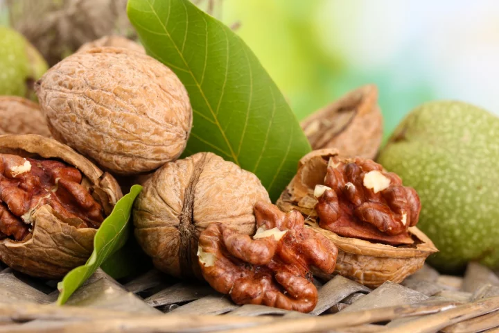 Walnuts contain an omega-3 that could lower blood pressure, although that's apparently not the whole story