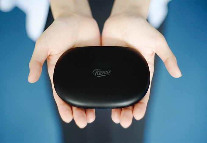 The Remix Mini measures a mere 1 inch (25 mm) deep