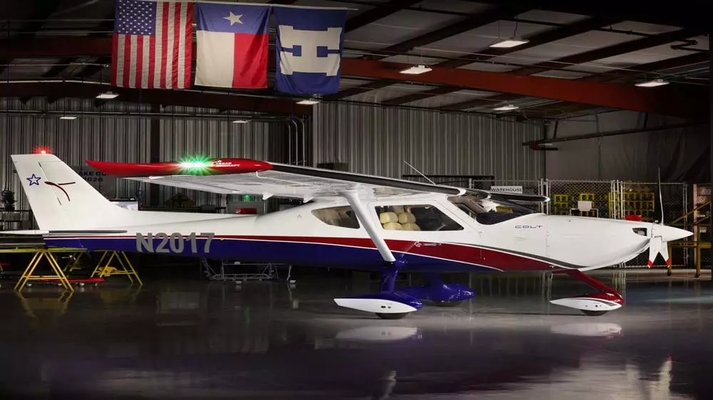 A 400-Wh/kg battery pack will give this eColt electric aircraft a comparatively huge range