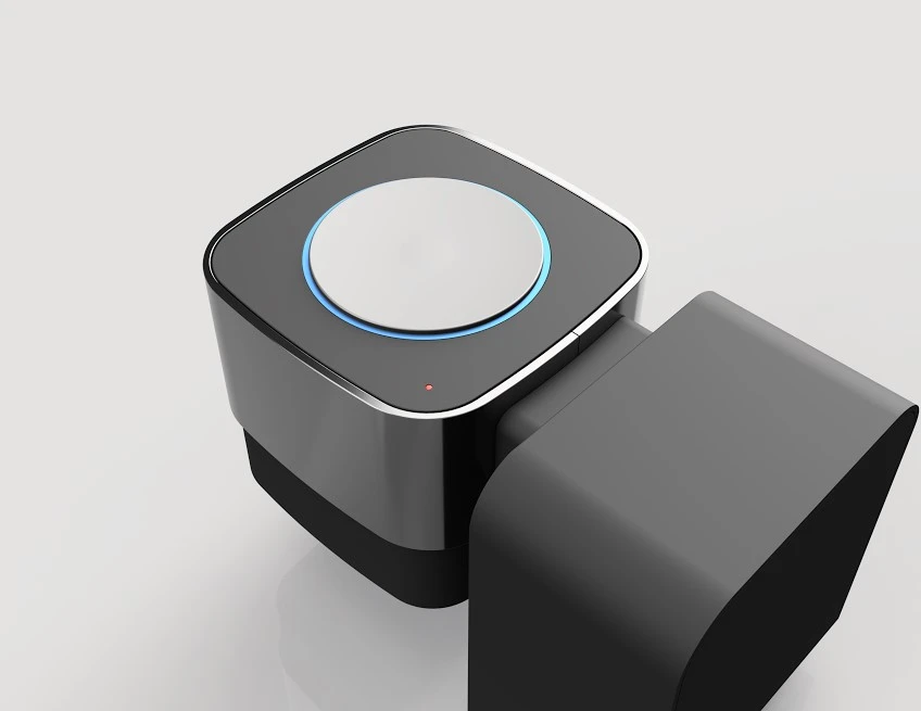 The Microbot Push showing the battery unit