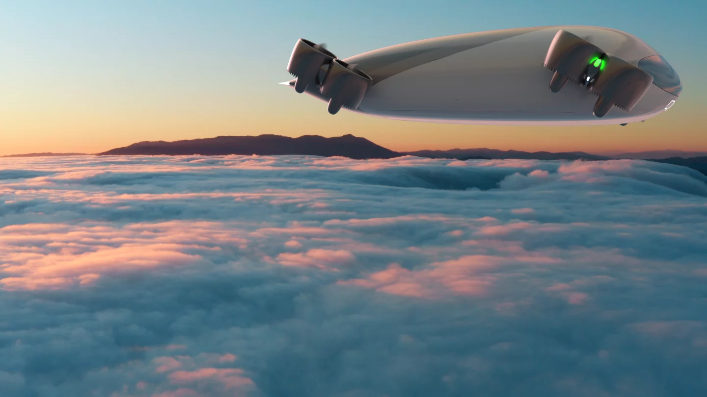 The Kelekona aircraft's entire body is one giant wing