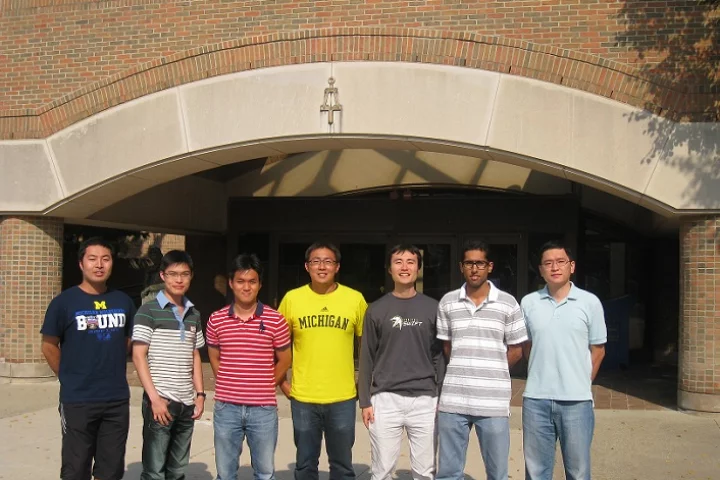 The Zhong group from U-M responsible for pioneering a new graphene-based photodetector (Photo: University of Michigan)