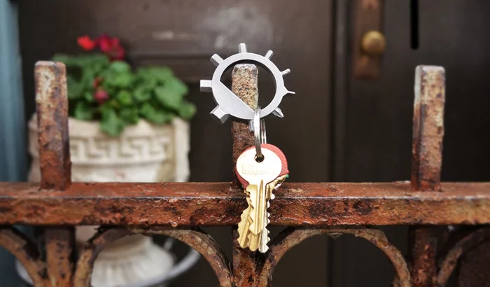 Ringtool is designed to fit a user's keychain