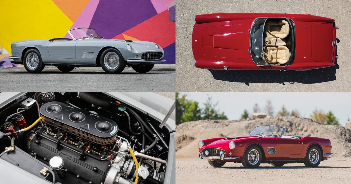 Two Ferrari 250 Gt California Spiders Set To Be Market Barometers In Monterey