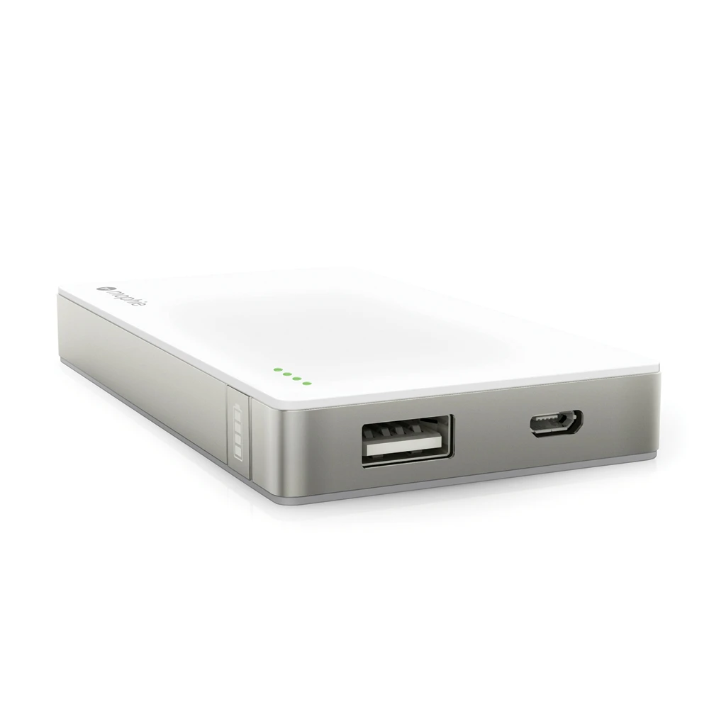 The white edition mophie juice pack powerstation battery pack